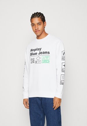 Replay Sportinis megztinis - white