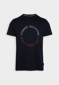 Tommy Hilfiger SLIM FIT - T-shirts print - desert sky
