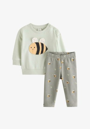 Lindex, UNISEX SET - Felpa - light dusty green