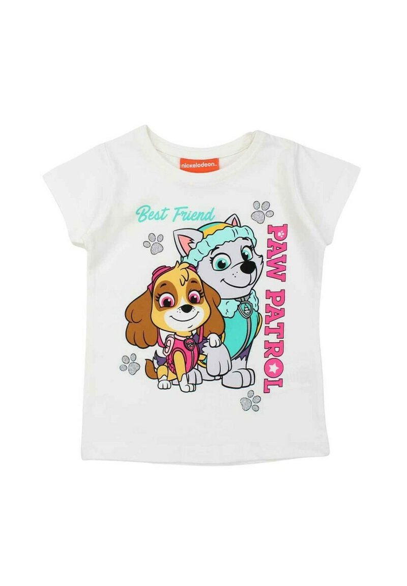 Paw Patrol T-Shirt Fille Manches Courtes Rose – Bigshirt Playtime, 100 % Coton, Imprimé Pat' Patrouille Officiel, Cadeau Parfait