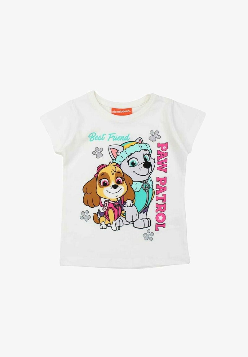 Paw Patrol T-Shirt Fille Manches Courtes Rose – Bigshirt Playtime, 100 % Coton, Imprimé Pat' Patrouille Officiel, Cadeau Parfait