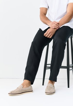 Next, REGULAR FIT - WEAVE LOAFERS - Slipper - neutral