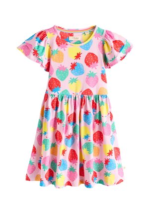 Little Bird Jerseykjole - rainbow strawberry
