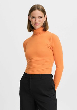 BYPAMILA  ROLL NECK - Longsleeve - harvest pumpkin