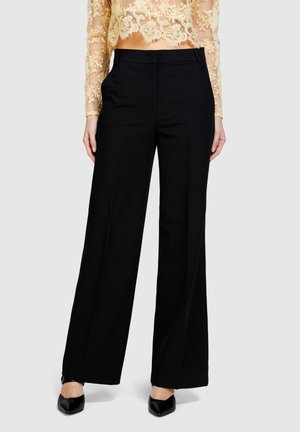 Sisley FLARED FIT - Pantaloni - black