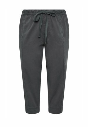 Yours Clothing, WOMEN'S WIDE LEG TROUSERS - Stoffhose - charcoal