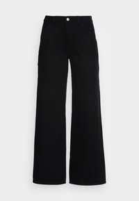ONYX TROUSERS - Calças de ganga de perna direita - black