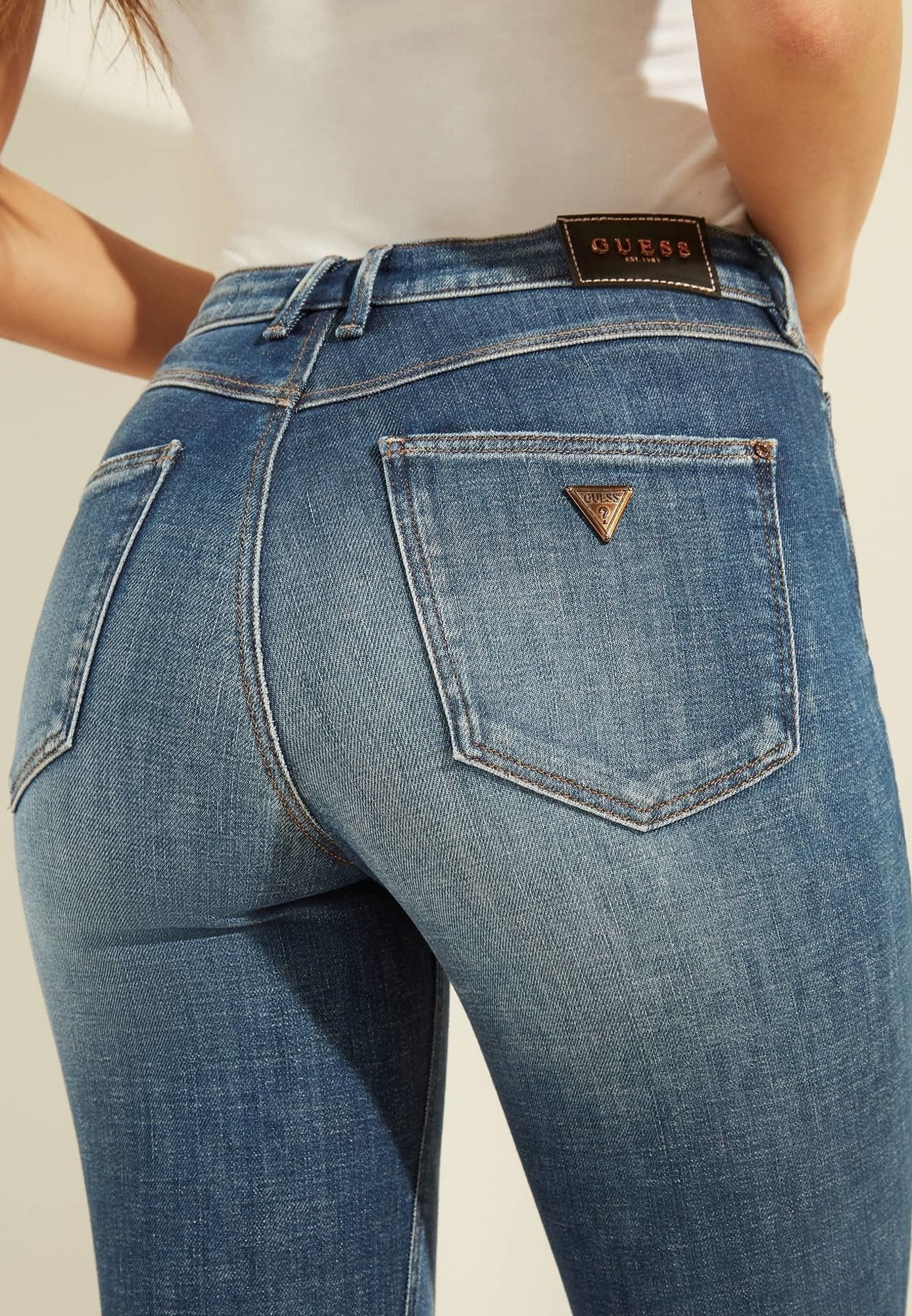Guess Jeans Skinny Fit - blau/blue 