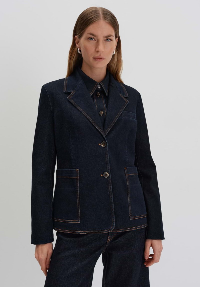 someday. NIARA - Giacca di jeans - dark rinsed blue