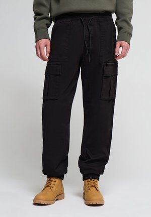 Terranova, PANTALONE LUNGO TINTA UNITA - Pantaloni cargo - nero