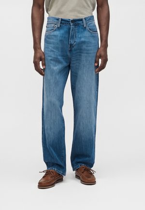 Carhartt WIP, AARON PANT - Дънки със свободна кройка - blue marble used wash