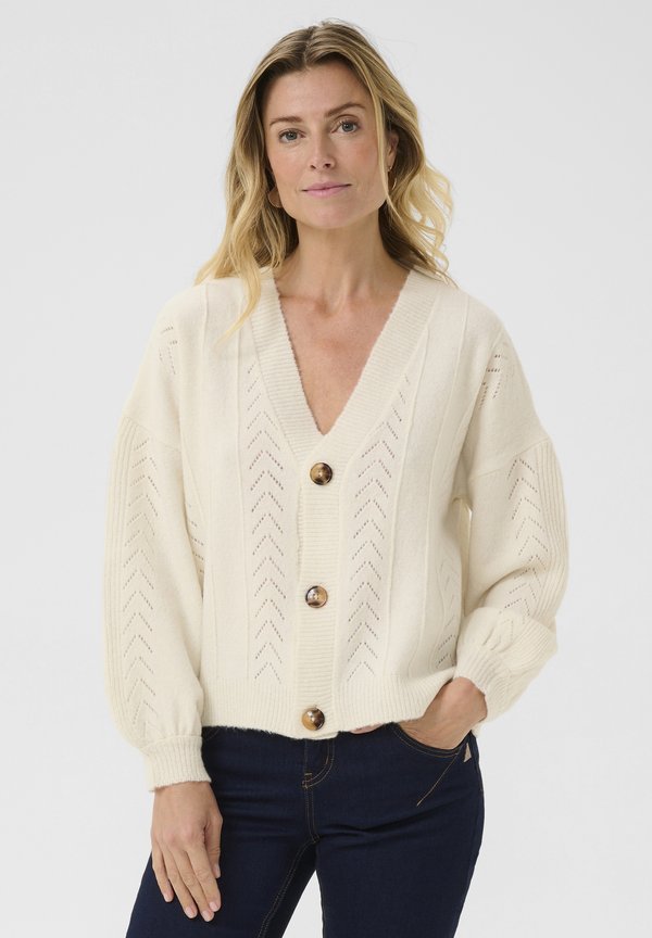 CRHOLIDAY - Strickjacke - eggnog