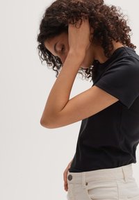 OPUS SLIM FIT - T-shirt basic - black