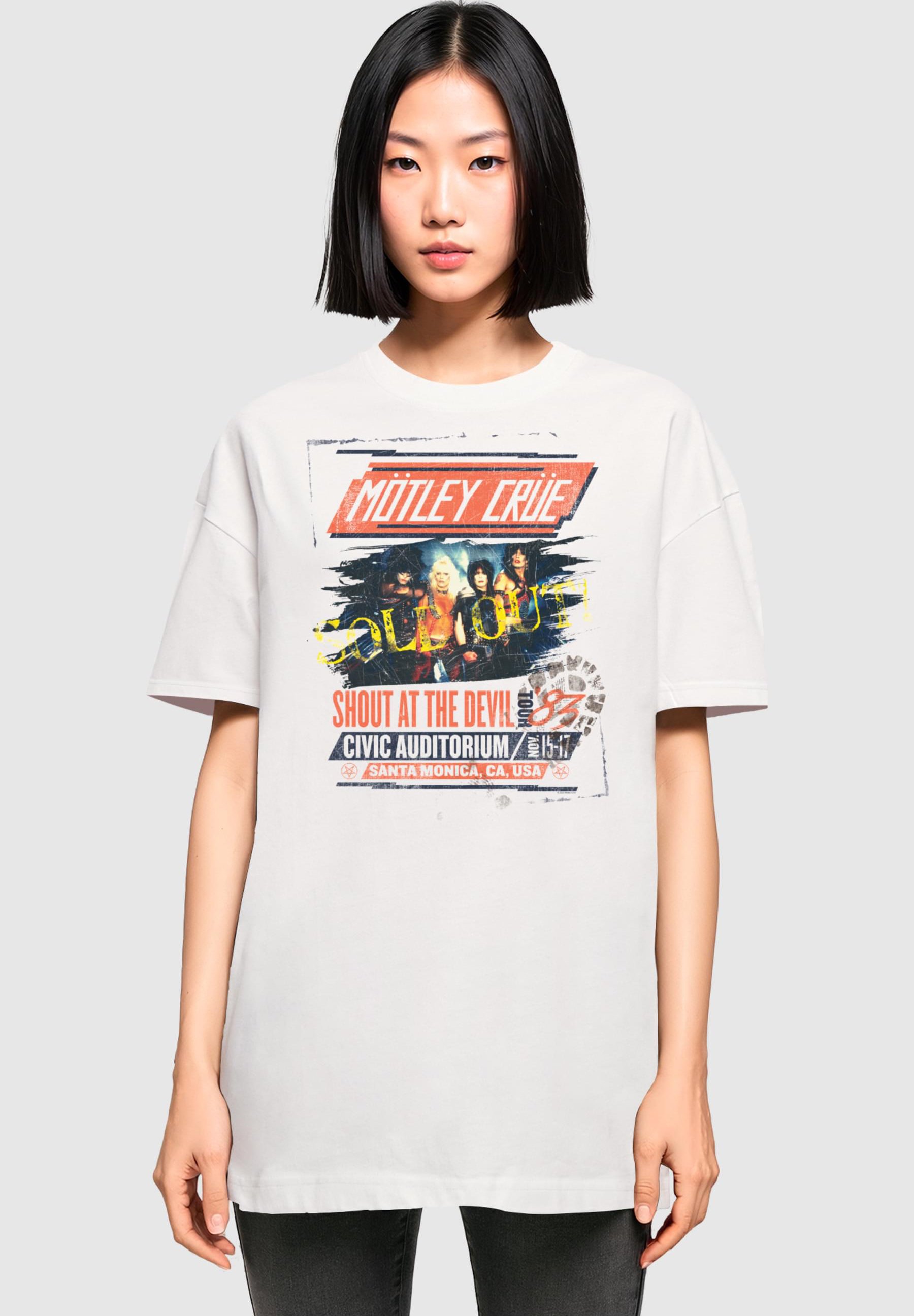 Merchcode MOTLEY CRUE SATD TOUR OVERSIZED BOYFRIEND TEE T