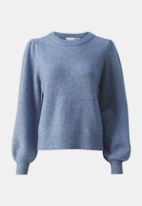 Selected Femme SLFLULU O-NECK NOOS - Pullover - endless sky melange
