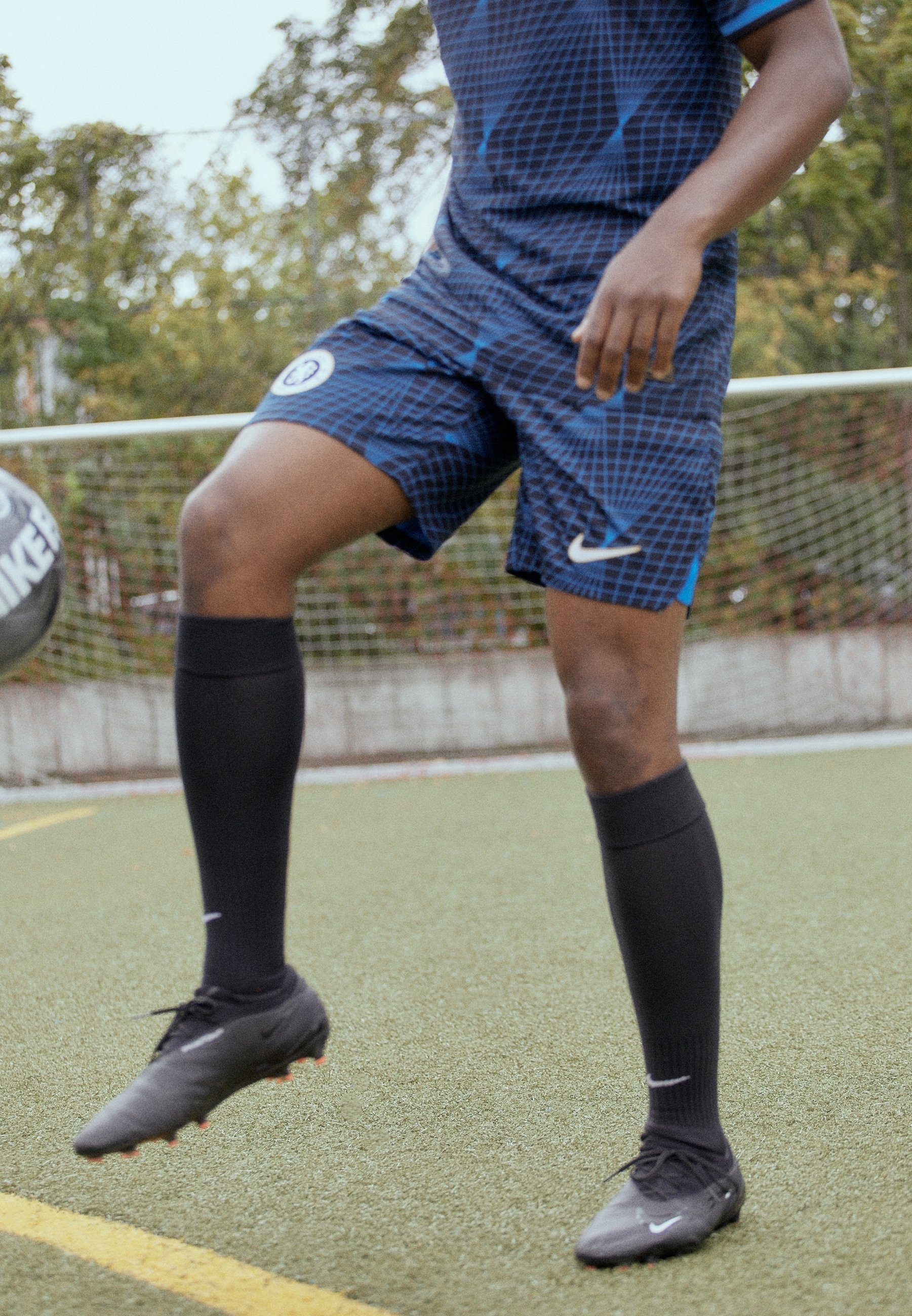 nike sky blue football shorts