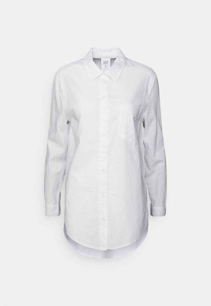 Gap Tall EASY SHIRT Blus fresh white/vit Zalando.se