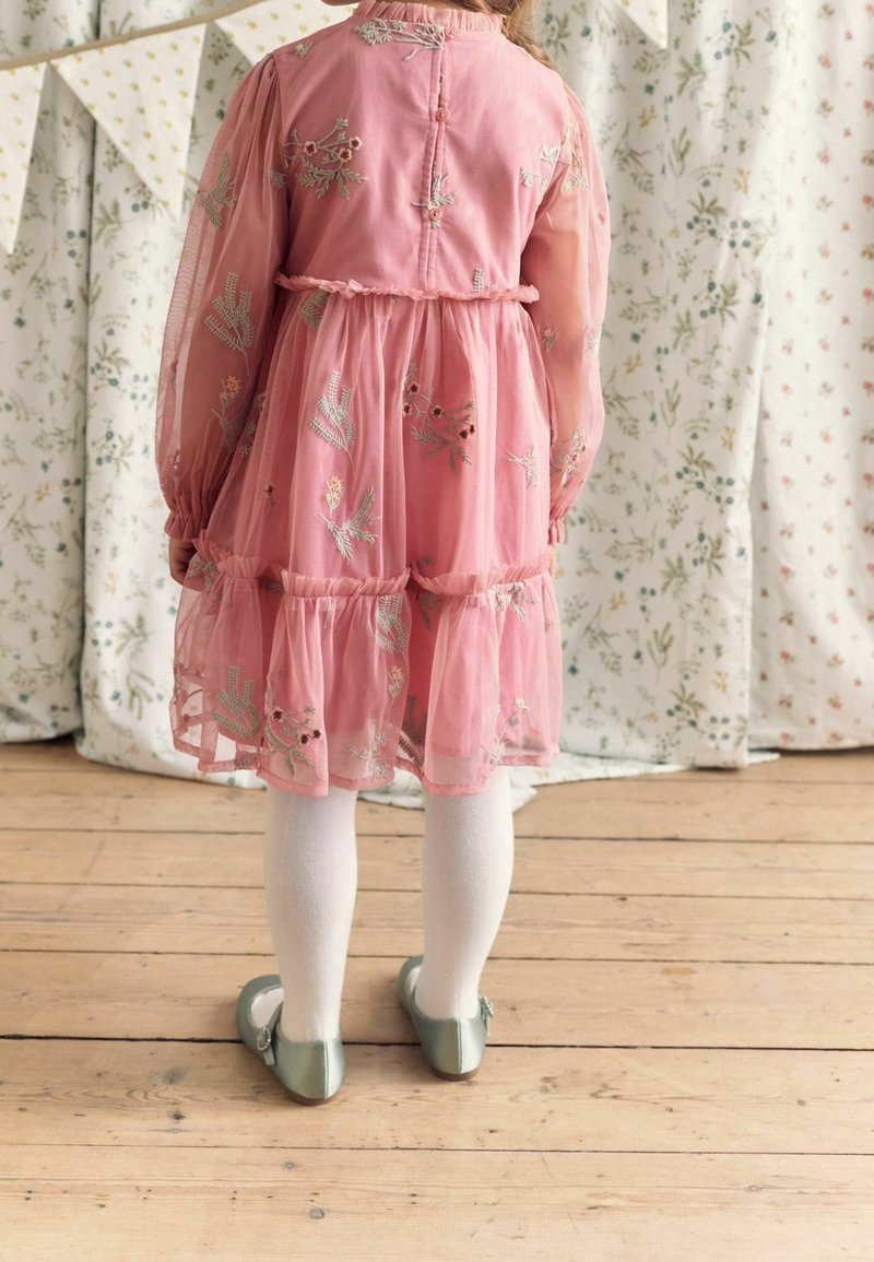open lace back dress Laura Ashley Bow Dress S – OMNIA
