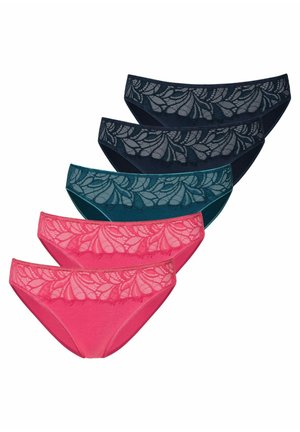 LASCANA Bikini-Hose - pink + navy + petrol