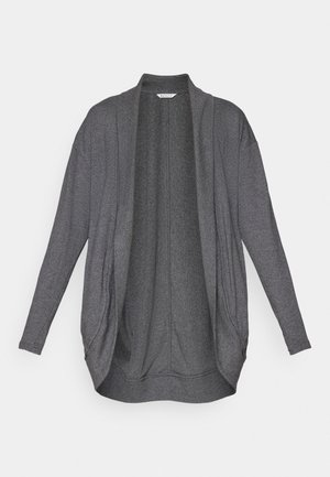 Athleta COASTER COCOON WRAP - Fleecejakke - charcoal grey heather
