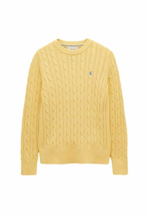 REGULAR FIT - CLASSIC CABLE - Maglione - yellow