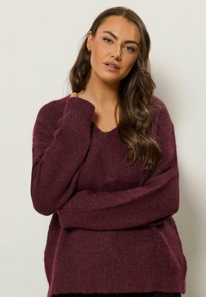 Strickpullover - purple