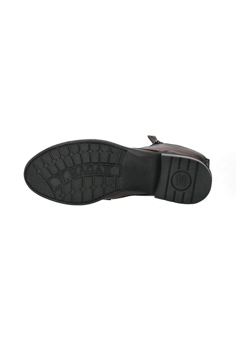 BAGATT Boot - zwart/zilver leer/synthetisch. Breedte normaal