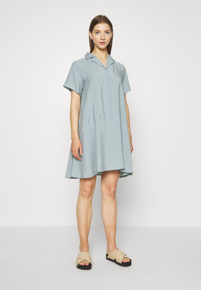 KANDI DRESS - Shirt dress - light greyish blue