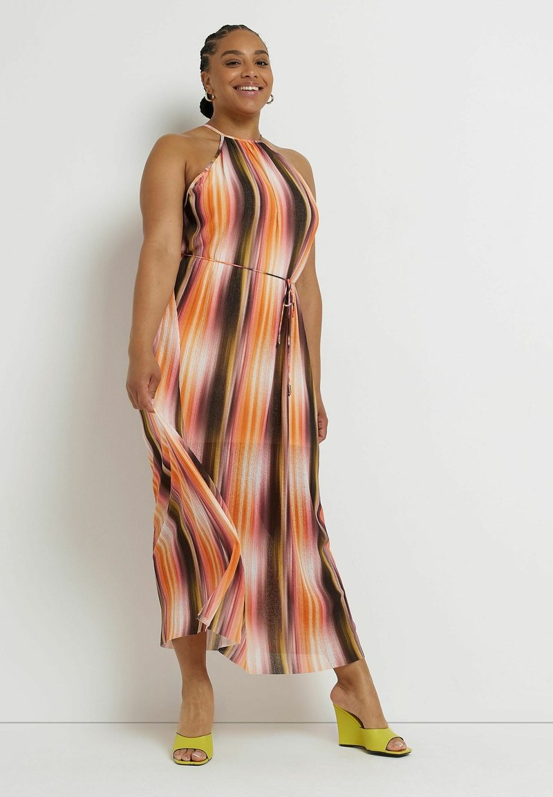 Damen Freizeitkleider | River Island Plus Freizeitkleid orange - LG24041 Damen Freizeitkleider | River Island Plus Freizeitkleid orange - LG24041