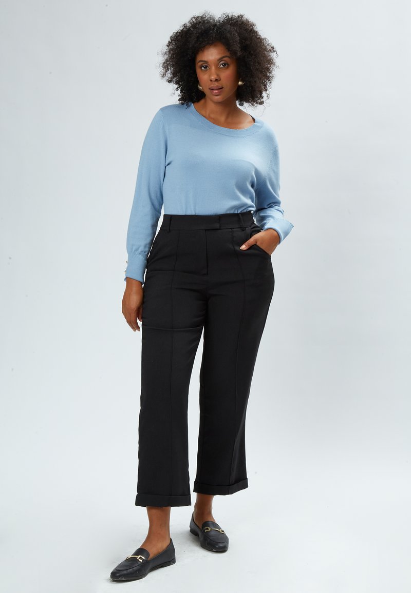 Maison Form'elle Strickpullover light blue/hellblau