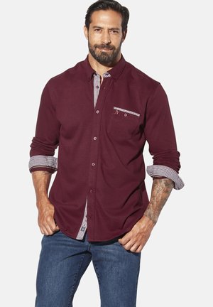 KNUTHEIM - Hemd - dunkelrot