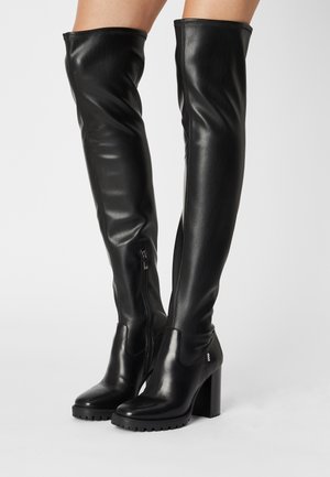Steven New York, Bottes à talons hauts - black