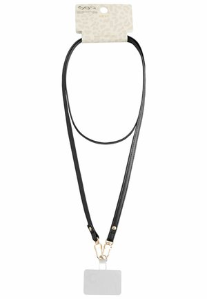 ACROSS BODY PHONE STRAP - Sonstige Accessoires - black pu