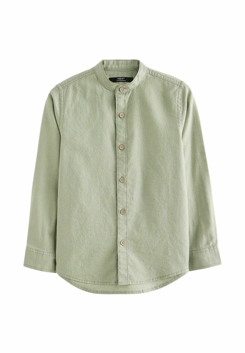 Next GRANDAD COLLAR LONG SLEEVE STANDARD - Košeľa - green