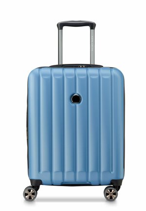 LONGITUDE  ROLLEN KABINENTROLLEY 55 CM MIT DEHNFALTE - Boardcase - hellblau
