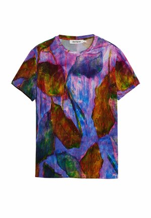 Desigual Print T-shirt - red