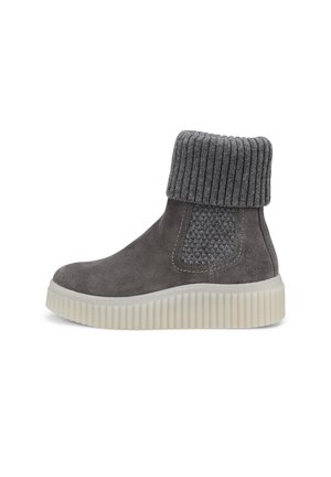 Botines con plataforma - stone