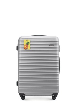 WITTCHEN LARGE SUITCASE WITH LUGGAGE TAG FROM ABS - Wheeled suitcase - grey