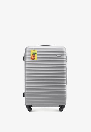 WITTCHEN LARGE SUITCASE WITH LUGGAGE TAG FROM ABS - Trolley - grey