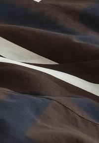 Next CO-ORD WRAP - Bluză - brown cream abstract