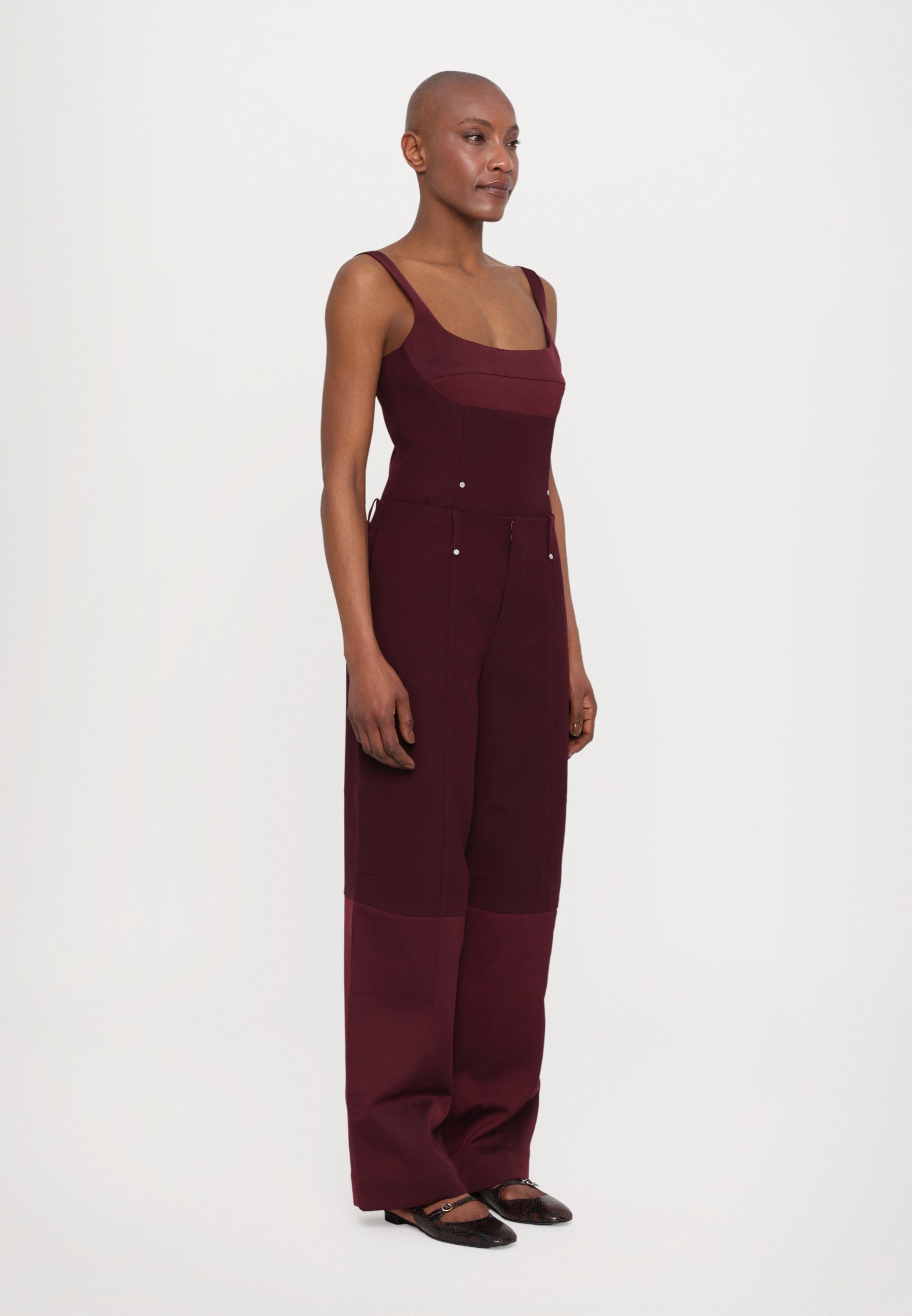 Stine Goya DOUBLE SIDED STRUCTURED LONG PANTS - Trousers