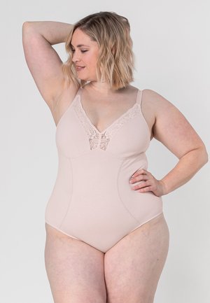 Erlich Textil ELEONORA MIT SPITZE - Body - cappuccino
