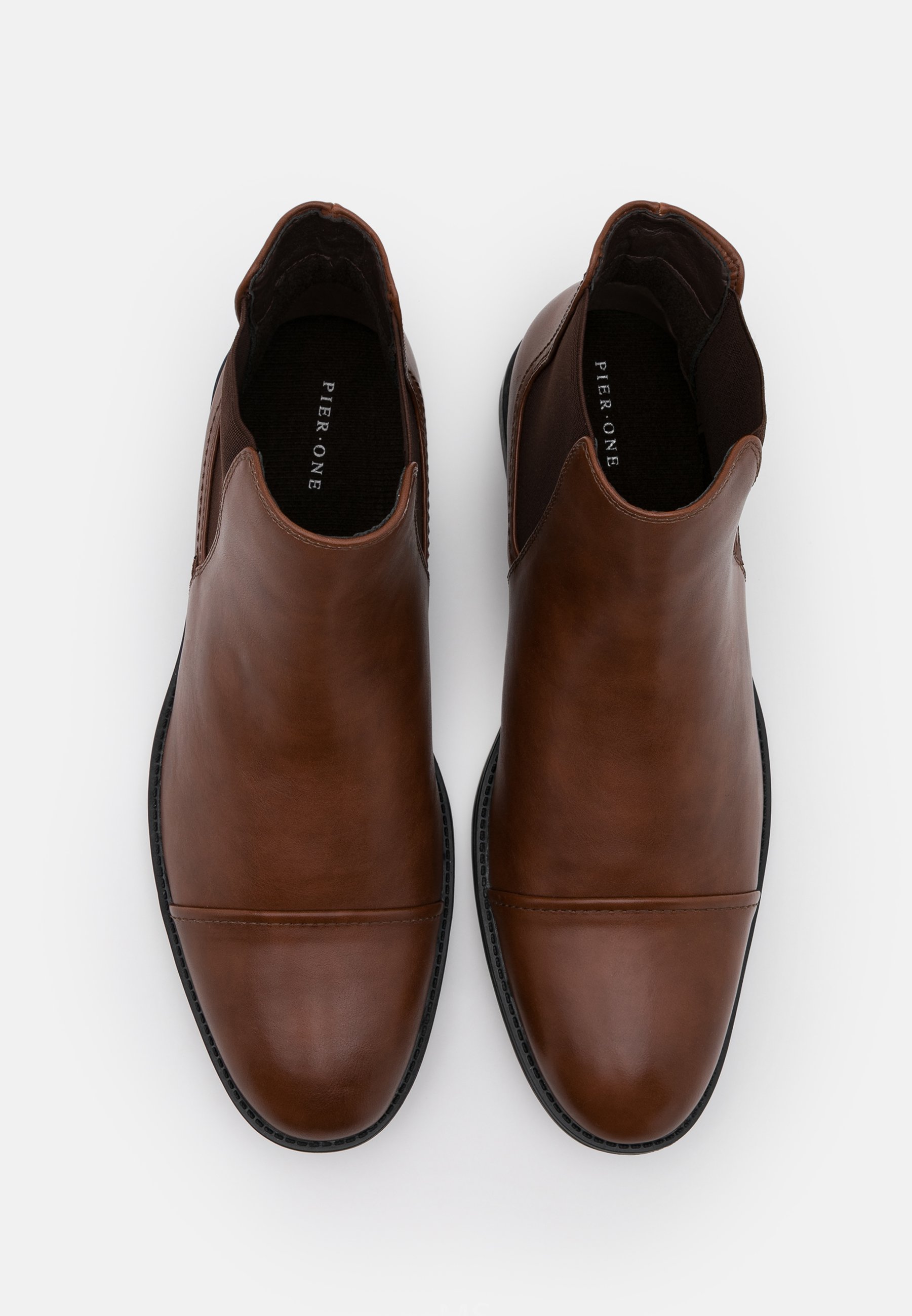 bottines pier one homme cognac