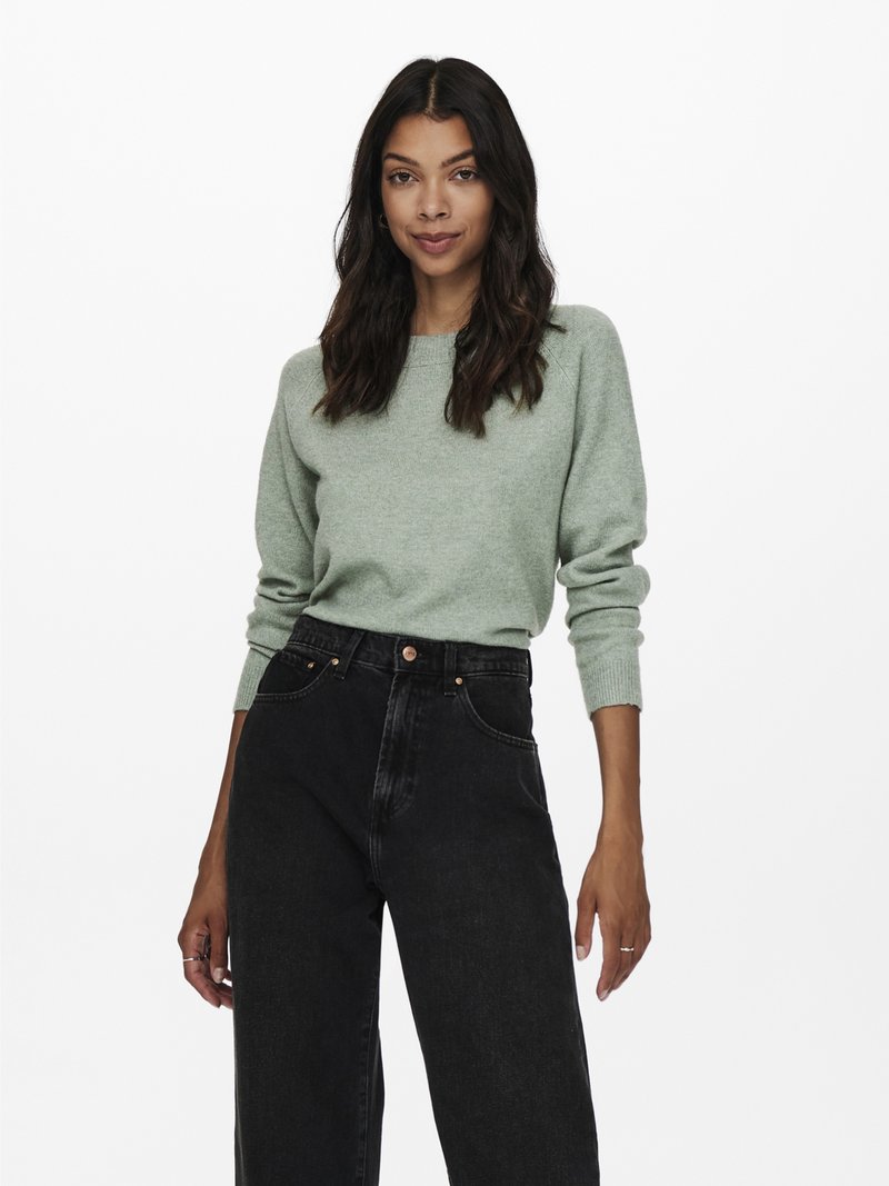 ONLY - ONLRICA LIFE PULLOVER - Pullover - chinois green, Agrandir