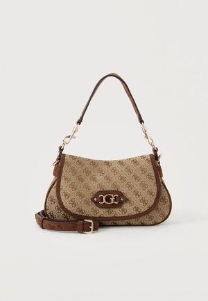Guess, SAMANTHA FLAP - Τσάντα χειρός - brown