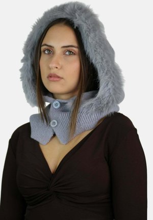 SCALDACOLLO CON CAPPUCCIO - Copricapo - grigio