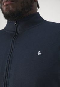 Jack & Jones Felpa con zip - dark blue