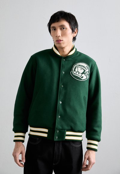 Billionaire Boys Club SCRIPT LOGO VARSITY JACKET - Blouson Bomber - green