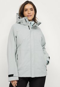 Áhkká Regnjakke / vandafvisende jakker - graugrün