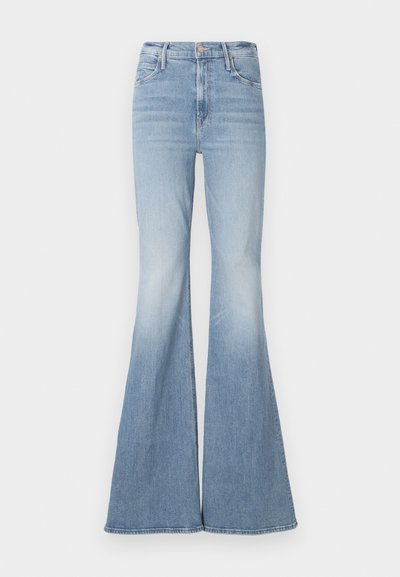 Mother THE DOOZY - Calças de ganga à boca de sino - light blue denim